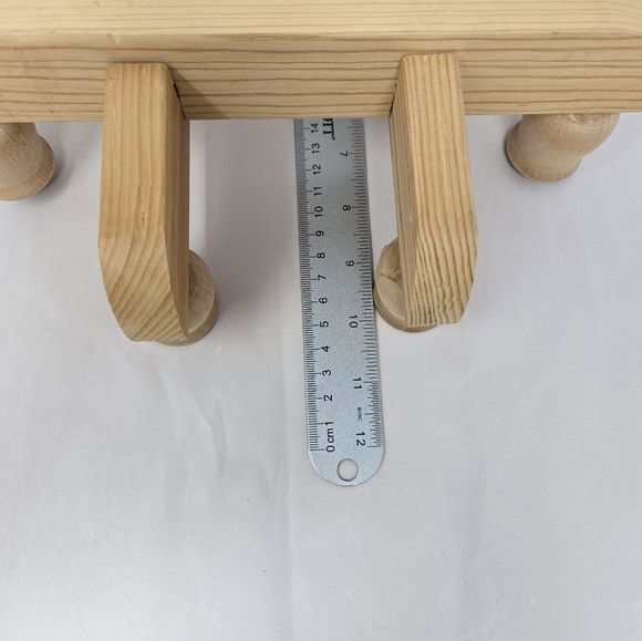 60's Danish Modern Scandinavian Handmade Light Wood 8 Candle Holder Modular - Picture 8 of 10